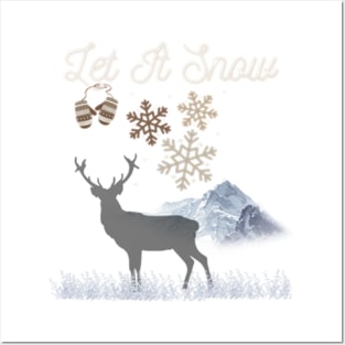 Let It Snow On The Mountains Posters and Art